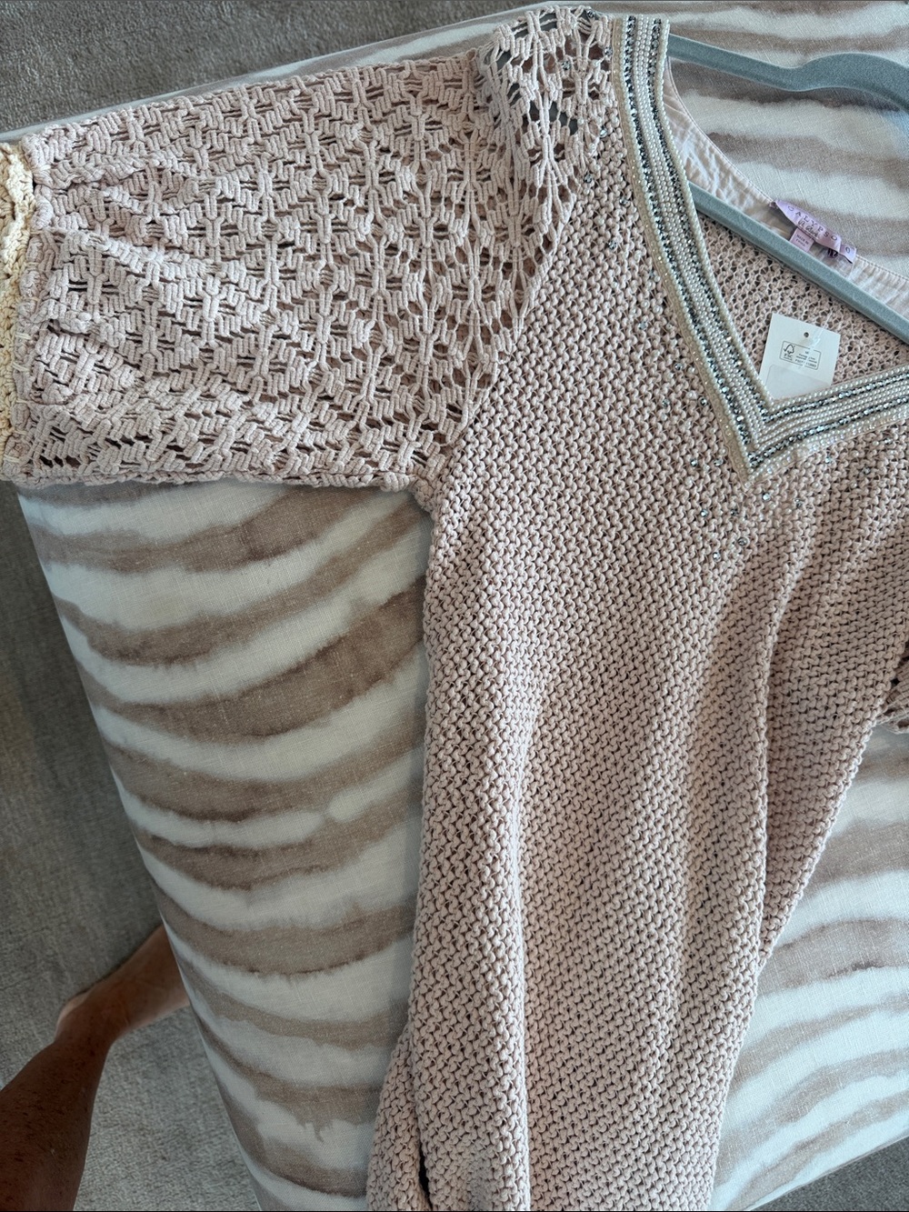 Calypso St. Barth Blush Crochet Maxi Dress- PICS DO NOT DO THIS JUSTICE!!!